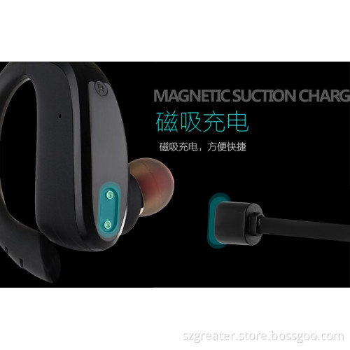 Latest sport bluetooth earphone true IPX7 waterproof headphone earbuds